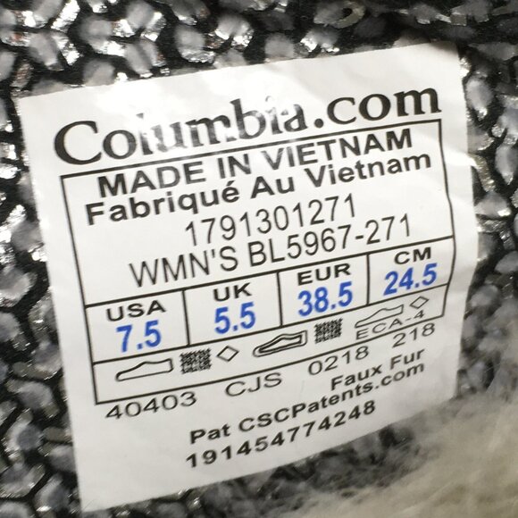 Columbia Meadows Omni Heat Winter Snow Boots Womens Size 7.5 Beige BL5967-271 - Picture 8 of 9